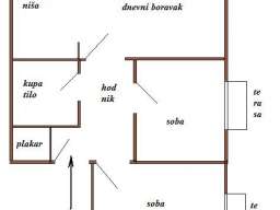 S-11,stan; 61m2; centar, Požarevac