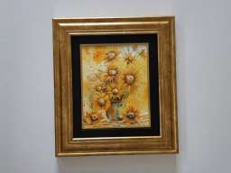 Ulje na platnu - Zlatni suncokreti, prelepo!