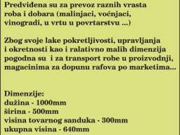 Rucna transportna kolica