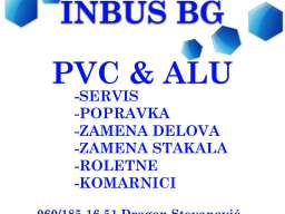 POPRAVKA PVC PROZORA - BEOGRAD