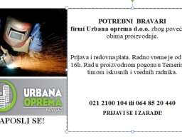 POTREBNI BRAVARI - URBANA OPREMA NOVI SAD