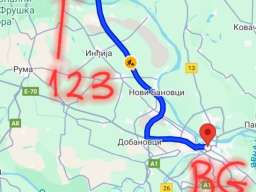 Auto put Novi Sad Beograd zemljiste plac