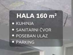 Komercijalni prostor za izdavanje 360m2 i 160m2
