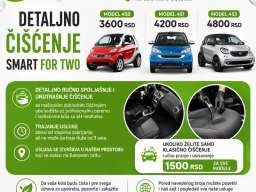Detaljno čišćenje automobila Smart ForTwo