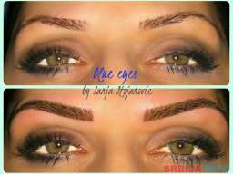 Trajna &scaron;minka obrva - tehnika senčenja 