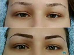 Trajna &scaron;minka obrva - tehnika senčenja 