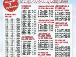 Najpovoljnija PVC stolarija u Srbiji 
