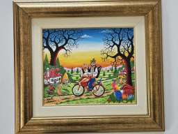 Naiva, ulje na platnu - Na putu kuci