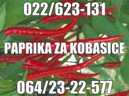 Paprika Mlevena, Crni i Beli Biber Za Kobasice, Kulen i Zaci