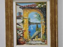 Ulje na platnu - Suncani mediteran, prelepo!