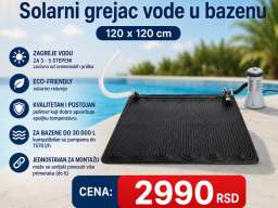 INTEX Solarni grejač vode za bazen 120x120cm