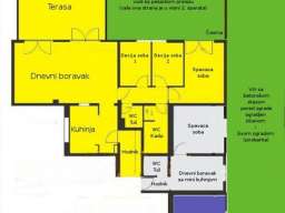 Stan 85m2+terasa 25m2+150m2 vrt za uzivanje