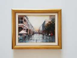 Ulje na platnu - Dan u Beogradu, prelepa slika!