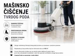Mašinsko čišćenje tvrdog poda