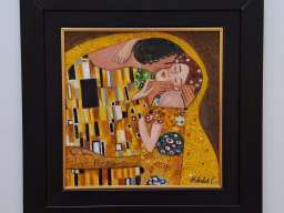 Ulje na platnu - Poljubac, po slici G. Klimta