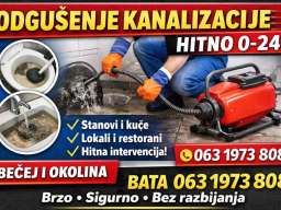 Odgušenje kanalizacije 