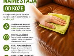 Čišćenje nameštaja od kože